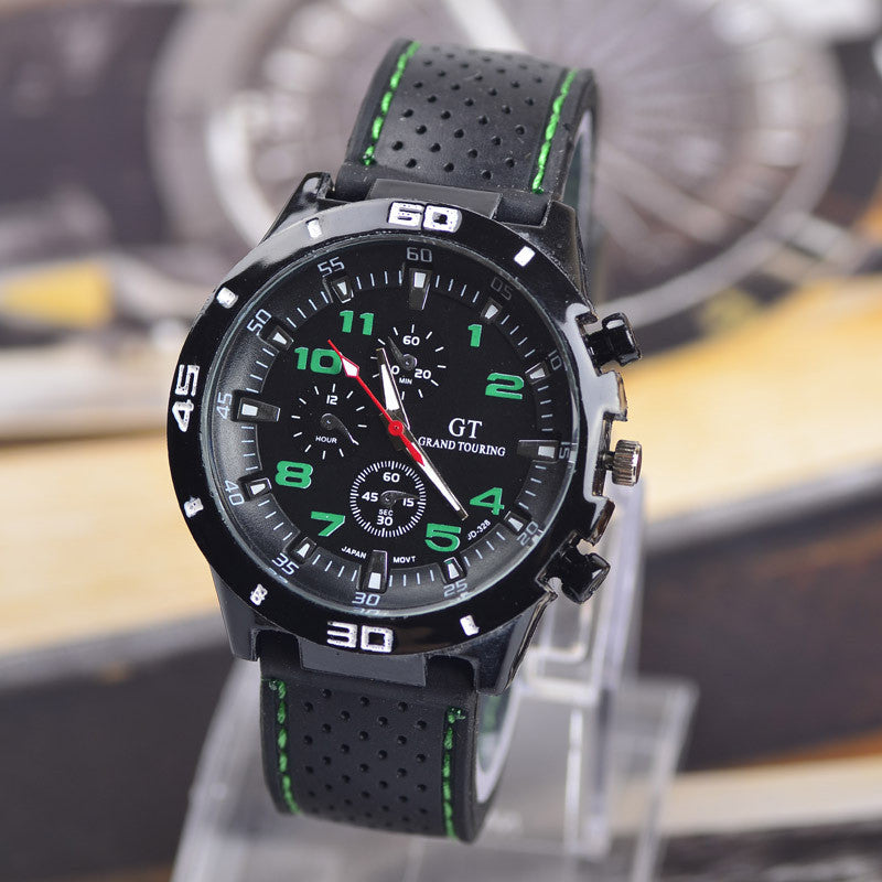 Casual Quartz watch men military Watches GT sport Wristwatch Dropship Silicone Clock Fashion Hours