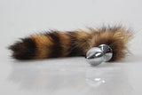 Love Faux Raccoon Tail Butt Anal Plug Sexy Romance Sex Funny Adult