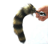 Love Faux Raccoon Tail Butt Anal Plug Sexy Romance Sex Funny Adult