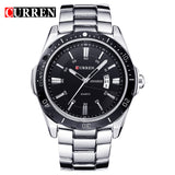 CURREN Luxury Brand Full Stainless Steel Analog Fashion Men's Quartz Watch Business Montre Watch Men Watches Relogio Masculino