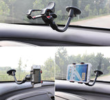 360 Degree Universal Car Phone Holder Windshield Mount Bracket Mobile Phones Holder for iPhone Plus Galaxy Note 2 3 S4 S5