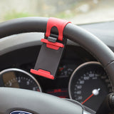 Hot Universal Car Steering Wheel Mobile Phone Holder for iPhone 4S 5 5S 5C Galaxy S4 S5 GPS MP4 PDA