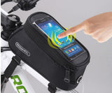 Bike Bicycle Cycle Cycling Frame Tube Panniers Waterproof Touchscreen Phone Case Reflective Bag