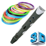 Christmas gift Brand NEW First Generation DIY 3D Printer Pen For Kids AU/US/UK/EU plug With PLA Filament 1.75mm