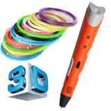 Christmas gift Brand NEW First Generation DIY 3D Printer Pen For Kids AU/US/UK/EU plug With PLA Filament 1.75mm