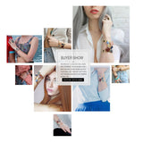 Colorful Geometric Hollow Statement Cuff Bangle Open Bracelets for Women Crystal Stone Copper Gold Plated Jewelry