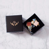 Colorful Geometric Hollow Statement Cuff Bangle Open Bracelets for Women Crystal Stone Copper Gold Plated Jewelry