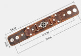 Cool Rock Men Woman Genuine Leather Cross Studs Wrap Bracelet Bracelets 