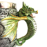 Cool Personalized Double Wall Stainless Steel 3D Skull Mugs Coffee Cup Mug Skull Knight Tankard Dragon Drinking Cup Funny Creative Coffee Cups and Mugs