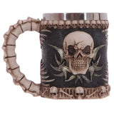 Cool Personalized Double Wall Stainless Steel 3D Skull Mugs Coffee Cup Mug Skull Knight Tankard Dragon Drinking Cup Funny Creative Coffee Cups and Mugs