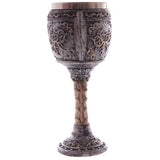 Cool Personalized Resin Stainless Steel Drinking Mug 3D Multi Skull & Spine Goblet Horror Decor Cup for Halloween Bar Party