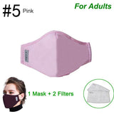 Cotton PM2.5 Black mouth Mask anti dust mask Activated carbon filter Windproof Mouth-muffle bacteria proof Flu Face masks Care