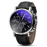 Creative Fashion Men Necessary Business Watch Luxury Crocodile Faux Leather Men Analog Watch