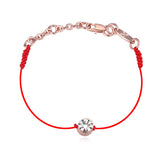 Crystal From Swarovski jewelry thin red thread string rope Charm Bracelets for women Fashion New sale Top Hot summer style
