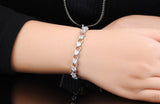 Crystal bracelets for women luxury AAA zirconia bracelet bangle fashion pulseiras created gemstone jewelry girls