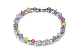Crystal bracelets for women luxury AAA zirconia bracelet bangle fashion pulseiras created gemstone jewelry girls