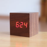 Antique office clock vintage Digital clock LED Retro table personalized brief art clock silent watch gift small electronic clock