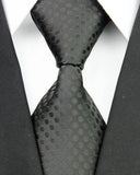 Man Fashion Accessories Striped Jacquard Woven Classic Business Silk Tie Casual Necktie