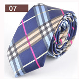 Men Tie 8 Color Striped Narrow Neckties Men's Business Gift Tie