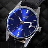 Design Gentle Man Casual Fashion Gift Watches Men Luxury Leisure Leather Quartz Watch Mens Wrist Watch