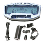 Digital LCD Backlight Bicycle Computer Odometer Bike Meter Speedometer SD558A Clock Stopwatch