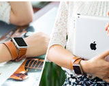 38MM / 42MM Genuine Leather Band For Apple Watch Strap Double Tour for Apple Watch Band