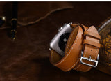 38MM / 42MM Genuine Leather Band For Apple Watch Strap Double Tour for Apple Watch Band