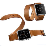 38MM / 42MM Genuine Leather Band For Apple Watch Strap Double Tour for Apple Watch Band