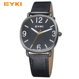 EYKI Men's Antique Watches Luxury Popular Brand Leather Strap Casual Quartz Wrist Watches