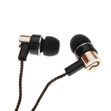 Earphones Jack Standard Noise Isolating 1.1M Reflective Fiber Cloth Line 3.5mm Stereo In-ear Earphone Earbuds Headphones