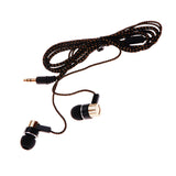 Earphones Jack Standard Noise Isolating 1.1M Reflective Fiber Cloth Line 3.5mm Stereo In-ear Earphone Earbuds Headphones