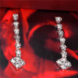 Elegant Pearl Shining Crystal 18K Silver Plated Austrian Crystal Bridal/Wedding Jewelry Sets For Women