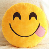 Emoji Decorative Throw Pillow Stuffed Smiley Cushion Home Decor For Sofa Couch Chair Toy Emotional Smile Face Doll 1PCS/Lot