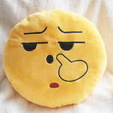 Emoji Decorative Throw Pillow Stuffed Smiley Cushion Home Decor For Sofa Couch Chair Toy Emotional Smile Face Doll 1PCS/Lot