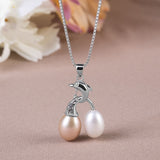 Exclusive styles 8-9 mm natural freshwater pearl necklace pendant pendant