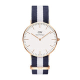 Famous Brand Luxury fashion dress Watches Men Women Fabric Strap silver case Sport watch Military Quartz Wristwatch