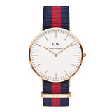 Famous Brand Luxury fashion dress Watches Men Women Fabric Strap silver case Sport watch Military Quartz Wristwatch