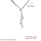 Fashion 925 Sterling Silver Necklaces For Women Jewelry Heart Choker Necklace Pendants Charm Minecraft