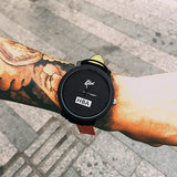 Fashion Brand HBA Leather Strap Unisex Watches Men Quartz Women Dress Watch Sports Military Relojes Geneva Wristwatch