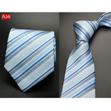 Fashion Hand Tie 8cm Formal Suit Business Wear Necktie Meeting Interview Office Wedding Men's Groom Black Red Striped