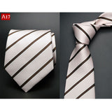 Fashion Hand Tie 8cm Formal Suit Business Wear Necktie Meeting Interview Office Wedding Men's Groom Black Red Striped