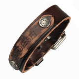 Fashion Hotsale Cool Rock Men Woman Genuine Leather Soft Bracelet Bracelets