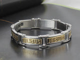 Fashion Jesus Bracelets Bangles Stainless Steel Men Jewelry Christmas Gifts High Quality Bijoux