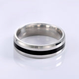 Fashion Jewelry 316L Stainless Steel Ring Couple Style Wedding Engagement Ring Jewelry 