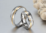 Fashion Men Women Wedding Rings Wholesale AAA CZ Stone Rings For Women And Men Free Shipping Stainless Steel Finger Rings