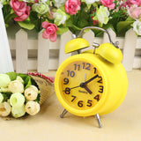 Fashion Small Double-Bell Night Light Children Alarm Clock