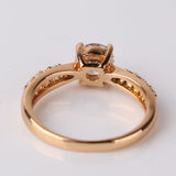 Fashion Wedding Elegant 18K Gold Plated Rings Jewelry AAA Cubic Zirconia Rings For Women