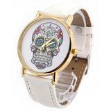 Fashion Wholsale Design Women Dress watches Quartz Watch fashion SKULL Watch Ladies Men Sport Watch