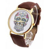 Fashion Wholsale Design Women Dress watches Quartz Watch fashion SKULL Watch Ladies Men Sport Watch