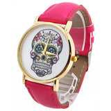 Fashion Wholsale Design Women Dress watches Quartz Watch fashion SKULL Watch Ladies Men Sport Watch